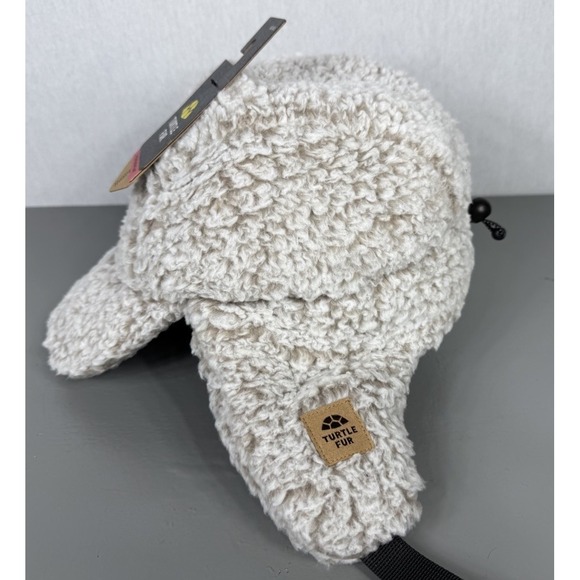 Turtle Fur Comfort Lush Backcountry Trapper Hat Adult One Size Natural Plush NEW - Picture 6 of 11